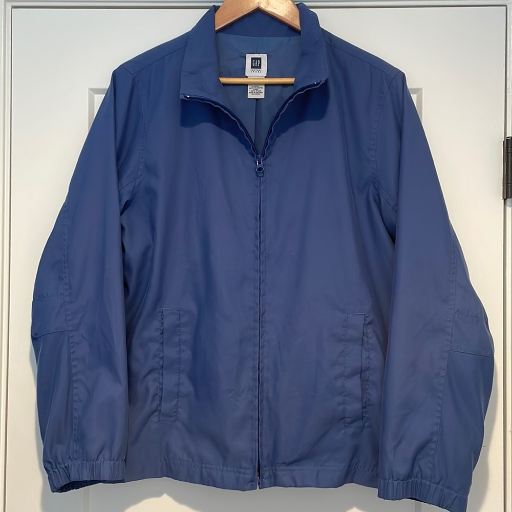 Vintage Gap Factory purple blue lightweight jacket Size Large EUC